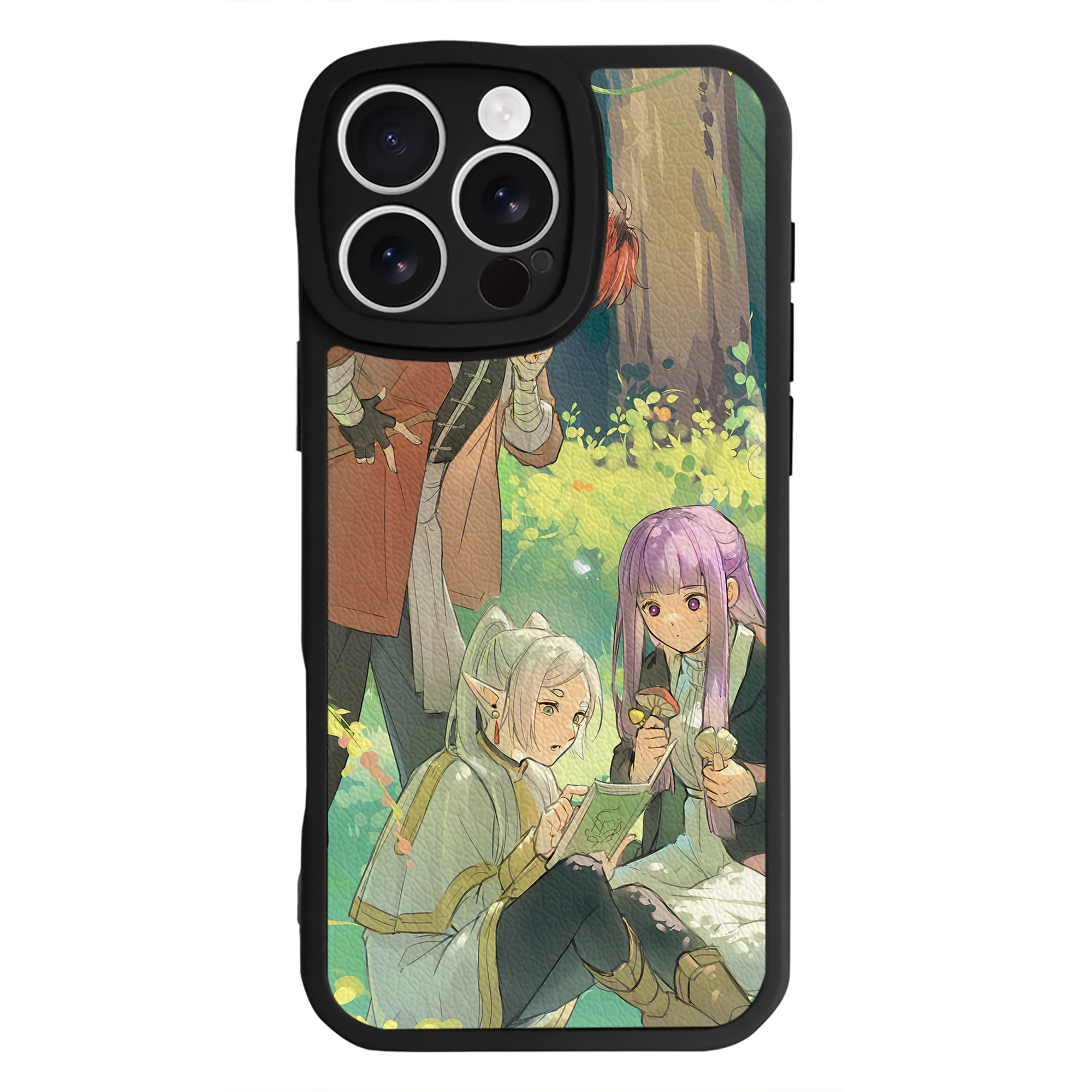 （画像用） 葬送のフリーレン Frieren 【iPhone 16シリーズ対応】シリコンスマホケース（レザー調） 材質：シリコン